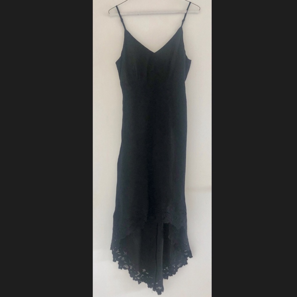 Classy and Sexy Mid Length Black dress